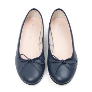 Patricia Green skim navy blue ballerina flats